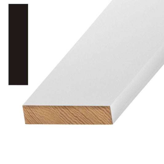 S4S 1 x 3 x 16' Primed Pine Trim Baseboard