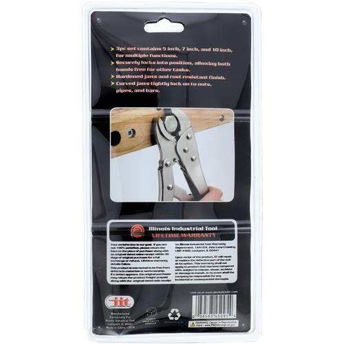 3 PACK LOCKING PLIERS SET