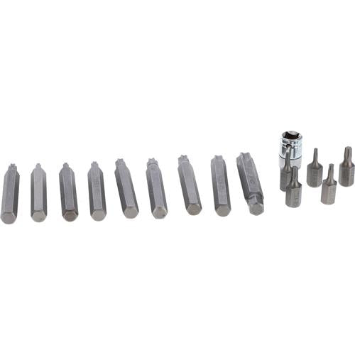 15PC STAR BIT SET WITH SOCKET