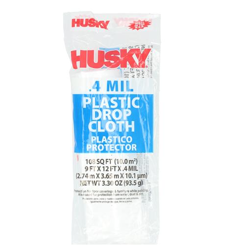 9in x 12in HUSKY DROP CLOTH 4 MIL