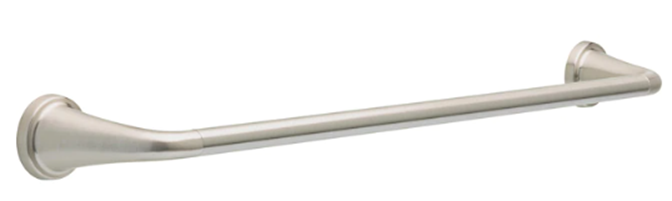 Delta Larkin 18-in Spotshield Brushed Nickel Wall Mount Single Towel Bar