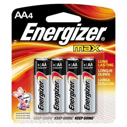 ENERGIZER 4pk AA BATTERIES