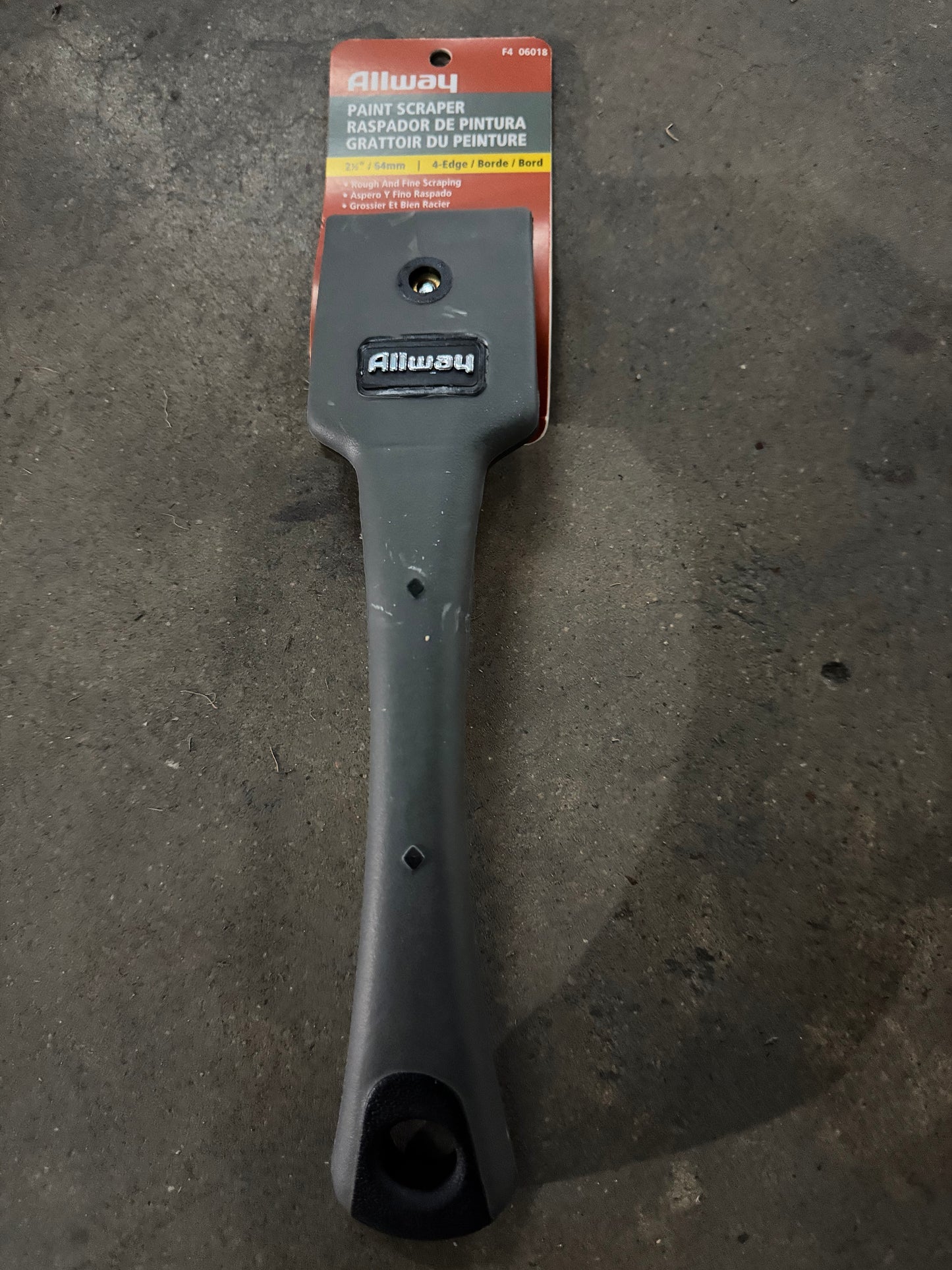 ALLWAY 4 PAINT SCRAPER 4 EDGE 2-1/2"