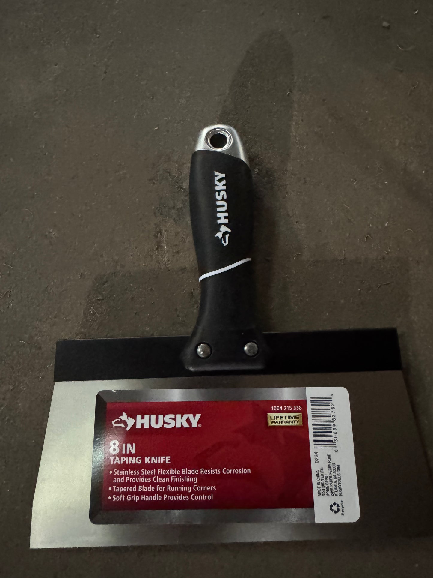 Husky Taping Knife 8 IN SS SFGRP