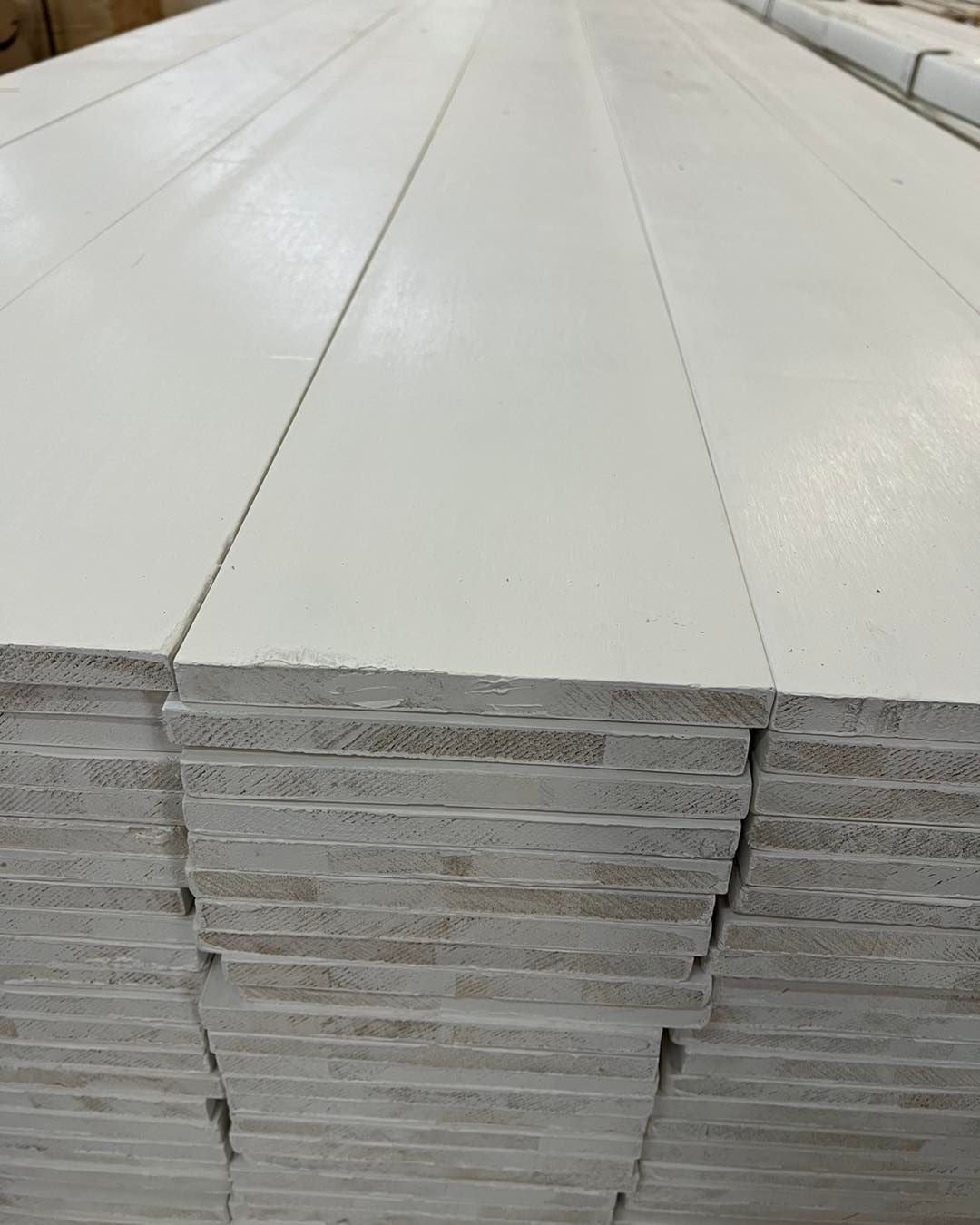 1 x 8 x 16' Primed Pine Baseboard $24.99