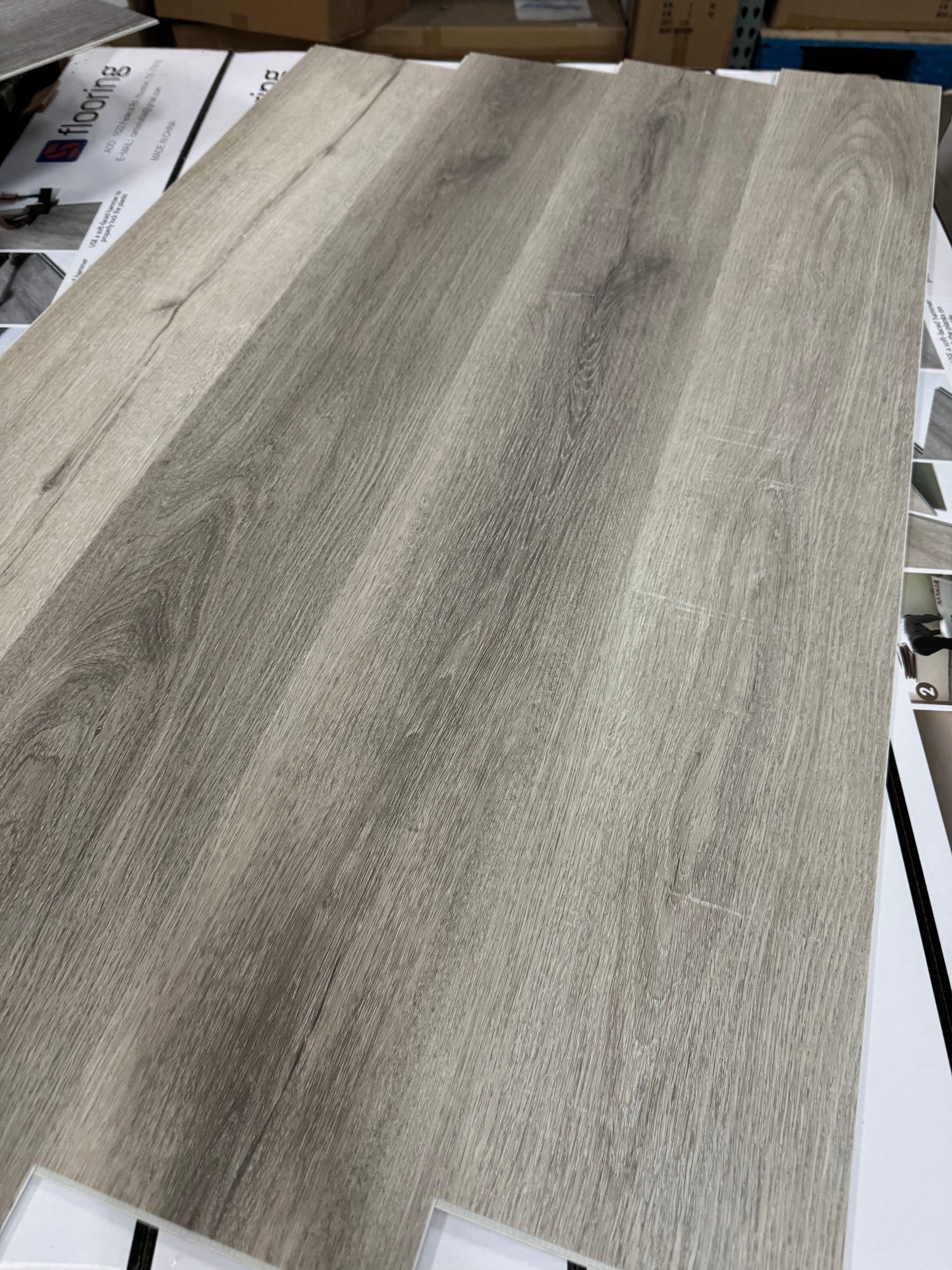 SFloors TEJAS DRIFTWOOD Lt Brown 20mil 5.5mm Ridgid Core SPC W/PAD $1.69sqft