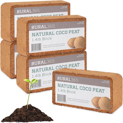 RURALTY 5PK 1.4LB COCO PEAT BR