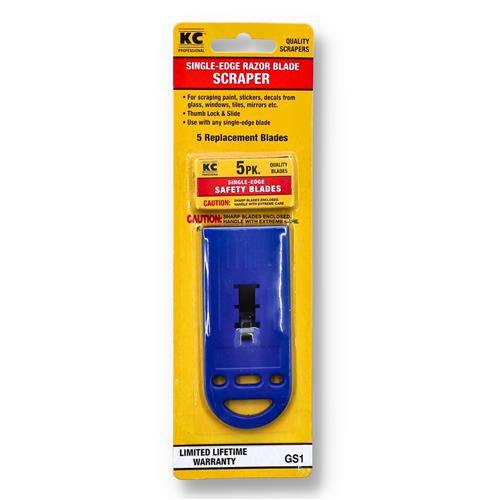 RAZOR BLADE SCRAPER WITH 5 BLADES