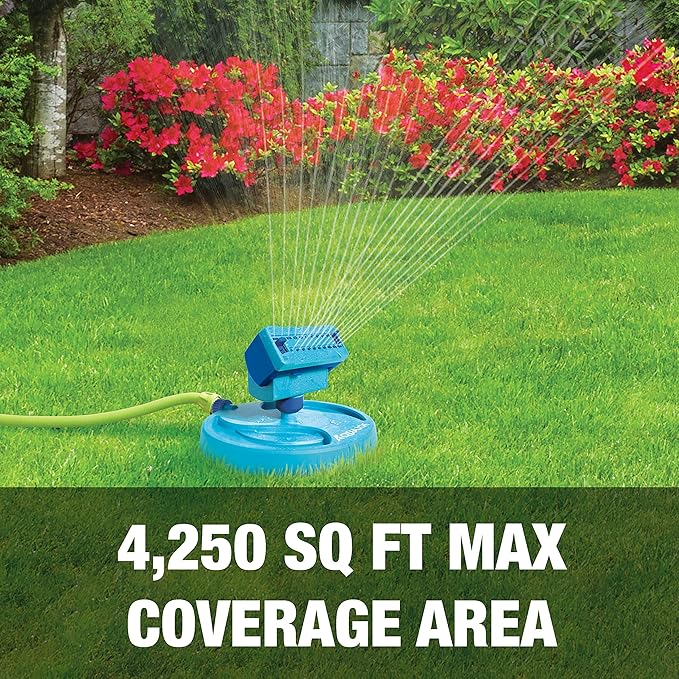 Aqua Joe AJ-OSPR20 Mini Gear-Driven Oscillating Sprinkler
