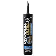 DAP DYNAFLEX ULTRA 10.1 oz. Black Advanced Exterior Window, Door and Siding Sealant