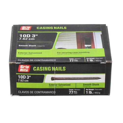 GRIP-RITE 1lb CASING NAILS 10D 3"