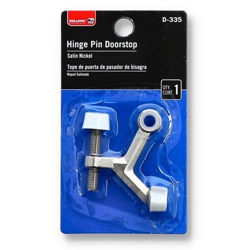 HINGE PIN DOOR STOP SATIN NICKEL