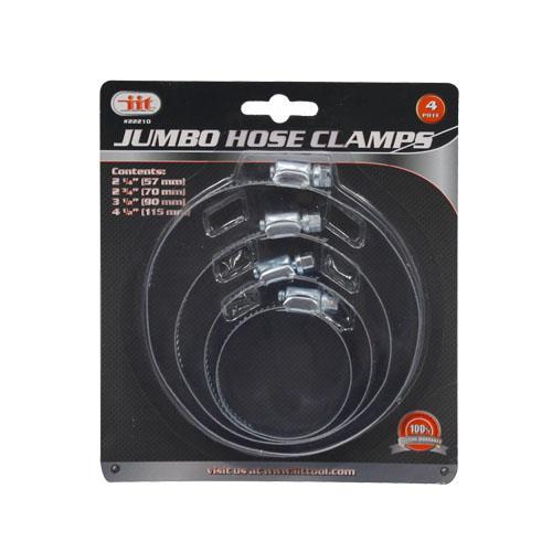 4pc JUMBO HOSE CLAMPS