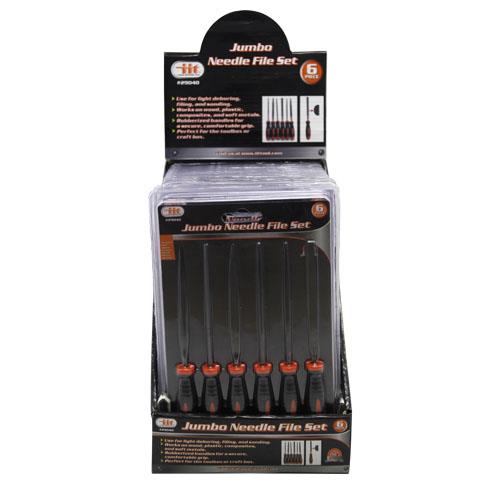 6pc JUMBO NEEDLE FILE SET