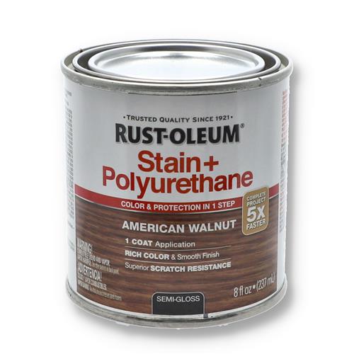 RUSTOLEUM 8OZ AMERICAN WALNUT SEMI-GLOSS STAIN