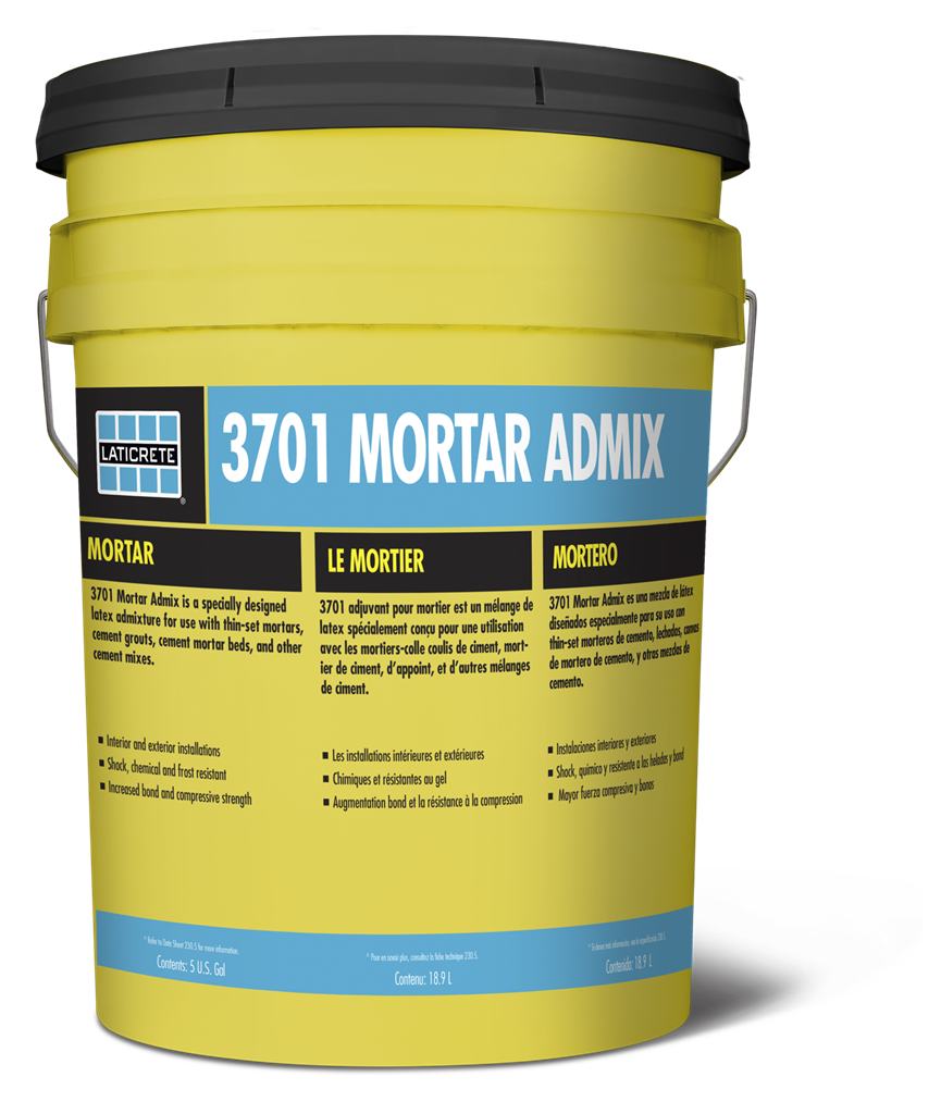 3701 Mortar Admix 5 Gal PAIL