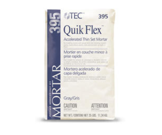 TEC 395 Quik Flex Mortar GREY - 25 Lb. Bag