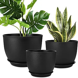 3pk 9,10,12 Flower Pots