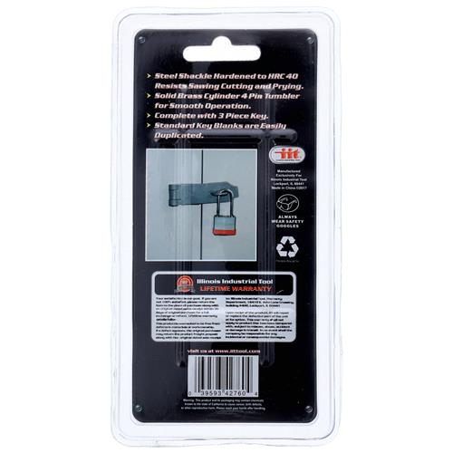 1-1/2'' LAMINATED PADLOCK LONG