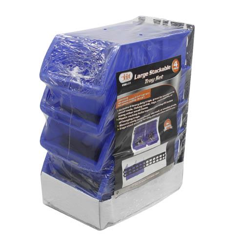 4pc LARGE STACKABLE TRAY