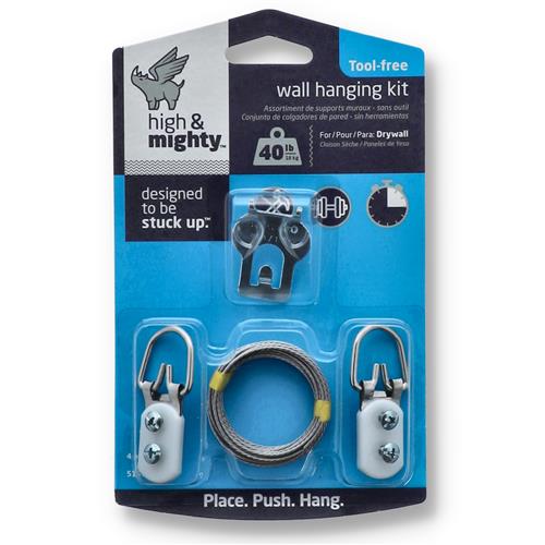 HIGH & MIGHTY WALL HANGING KIT