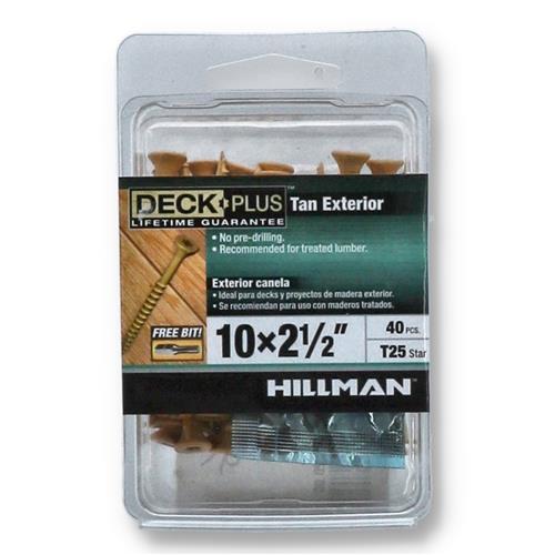 DECK PLUS 40PC 10x2'1/4'' T25