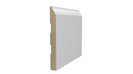 5-1/4" x 16' Primed Pine FJ Baseboard $16.99