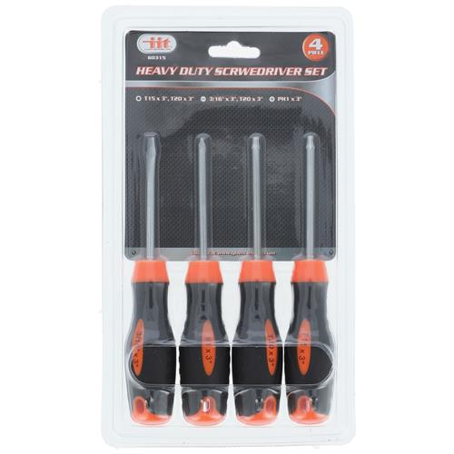 4pc SCREW & STAR DRIVER SET