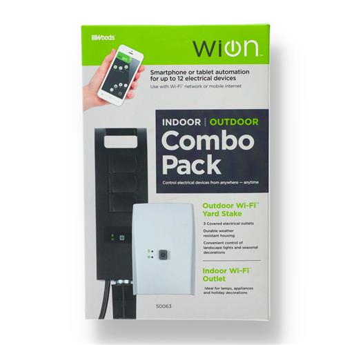 WION IN/OUTDOOR COMBO PACK W/ 3 OUTLET