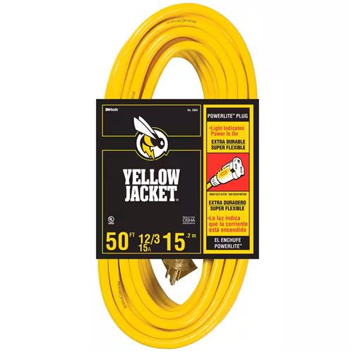 YELLOW JACKET 50' 12/3 EXTENSION CORD