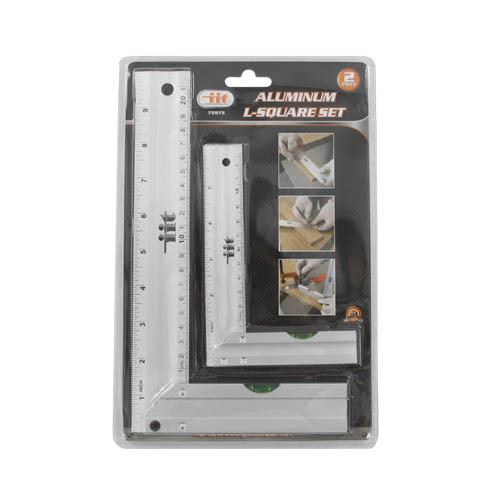 2pc ALUMINUM L SQUARE SET 10" & 6"