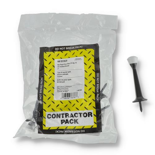 CONTRACTOR PACK 10CT - DOOR STOP 3" - HILLMAN