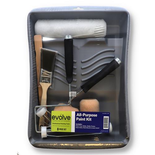 EVOLVE 8pc ALL PURPOSE PAINT TRAY SET