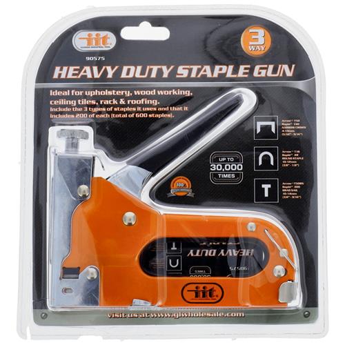 3 WAY STAPLE GUN & 600 STAPLES