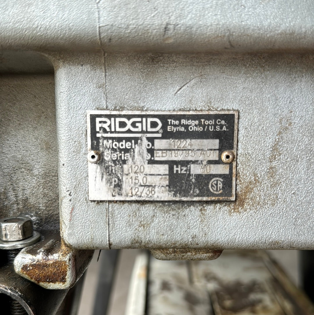 Ridgid 1224 Pipe Threader