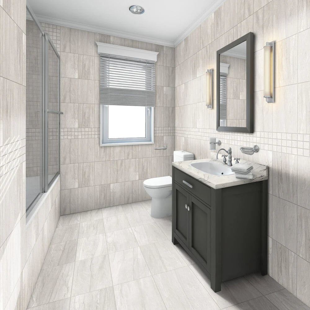 A292 LINDEN POINT 12X24 Porcelain Tile 17.6sqft/box 79¢sqft