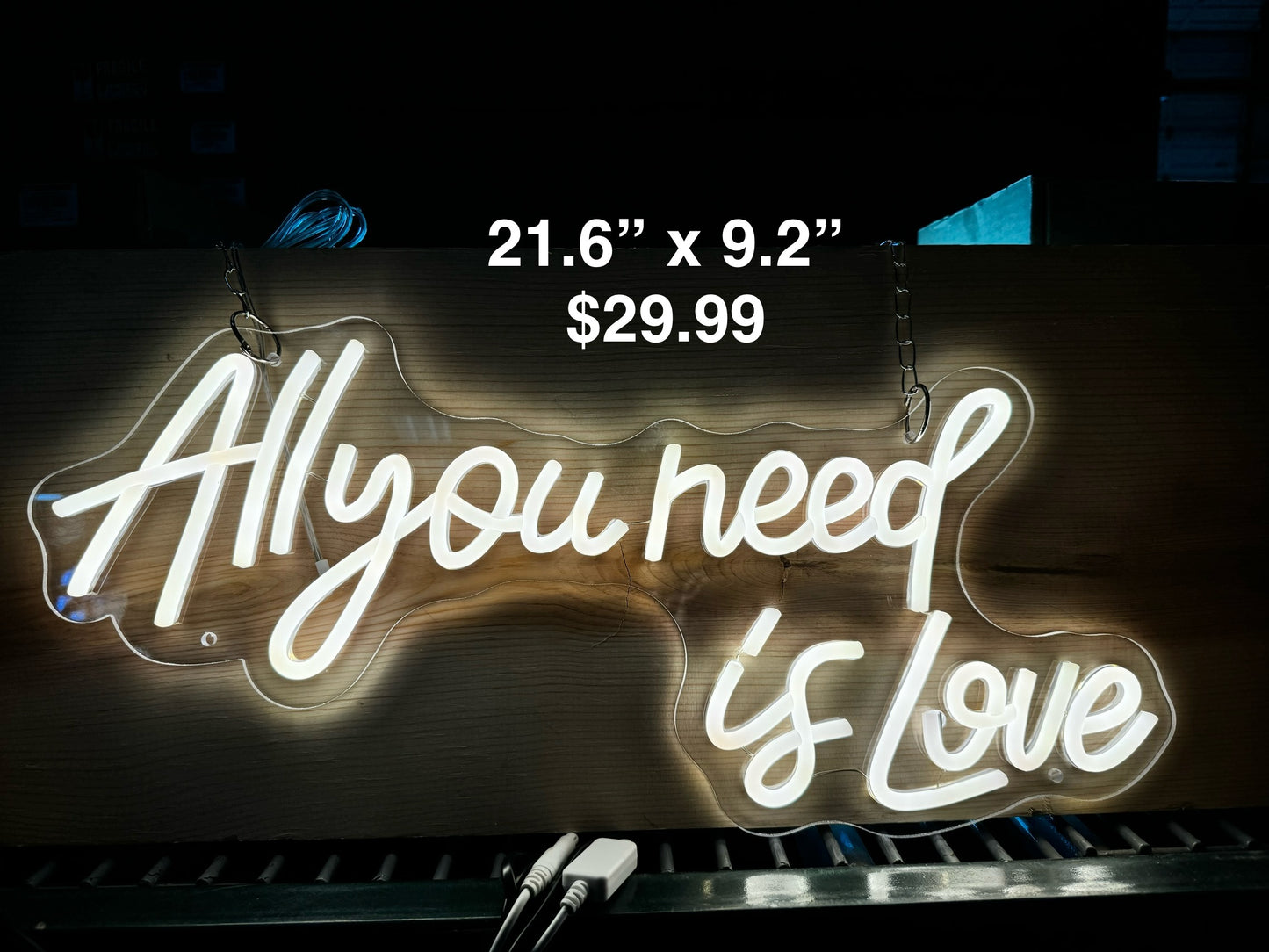 Neon Sign ( All You Need Is Love )