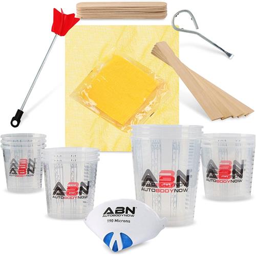 ABN 40PC PAINT CUP MIXING KIT SET