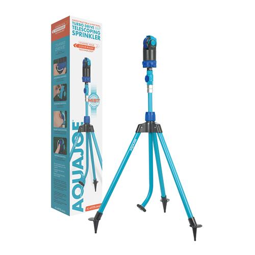 SUNJOE 6 PATTERN SPRINKLER w/TRIPOD BASE 4900 FT²