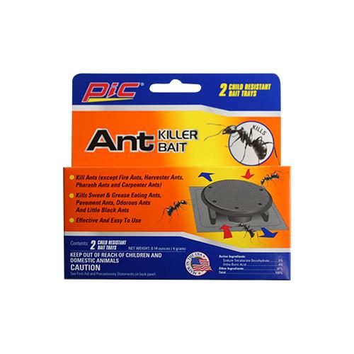 2ct PIC ANT KILLER PLASTIC BAIT TRAY