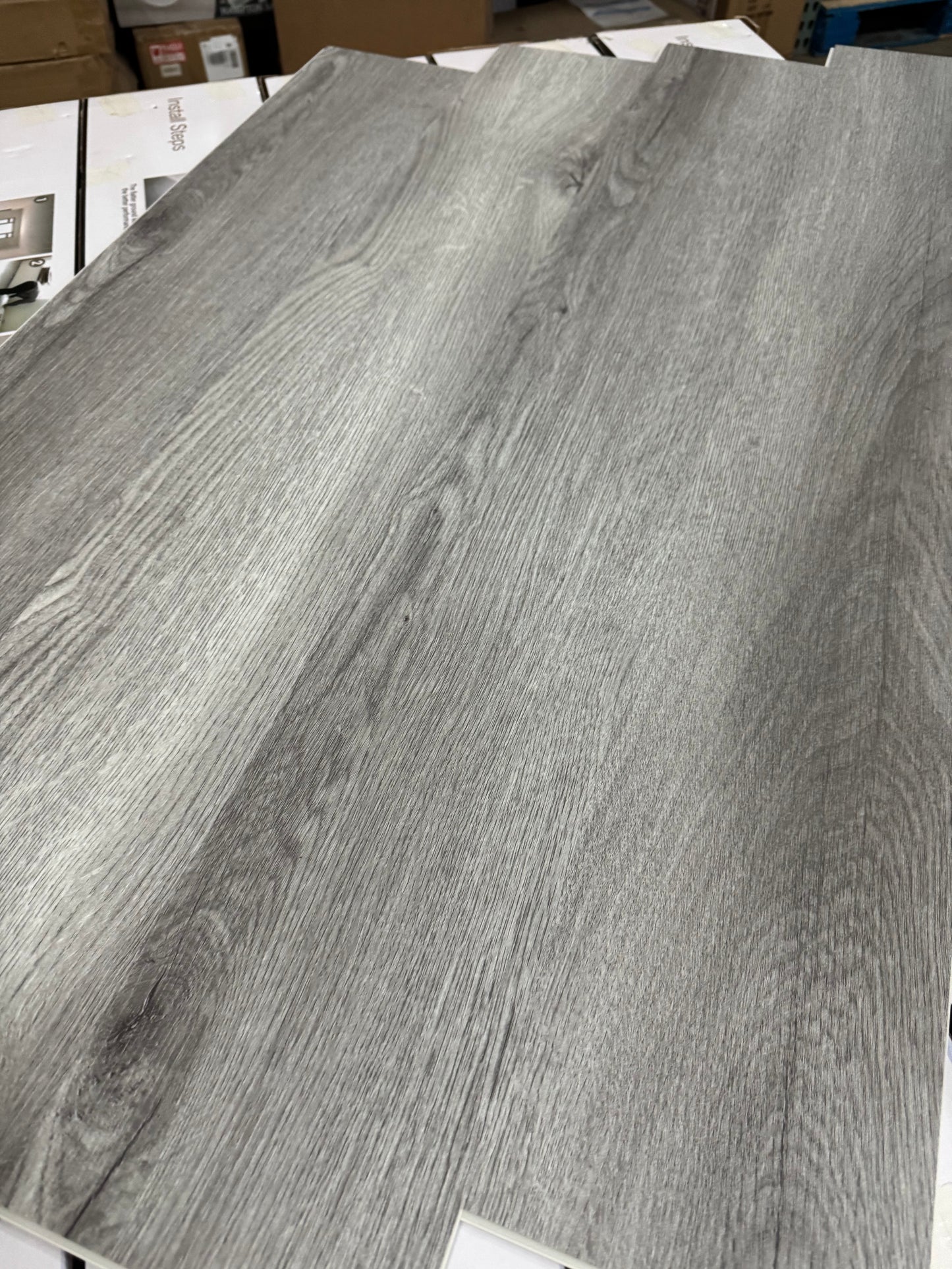 SFloors ALAMO ASH Grey 20mil 5.5mm Ridgid Core SPC W/PAD $1.69sqft