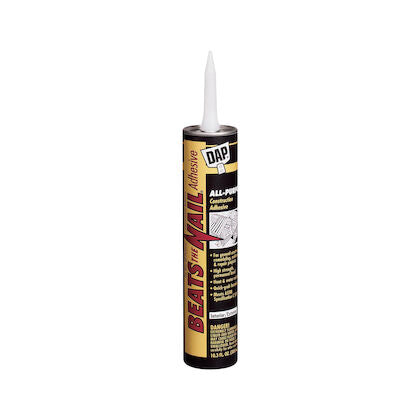 DAP BEATS THE NAIL CONSTRUCTION ADHESIVE