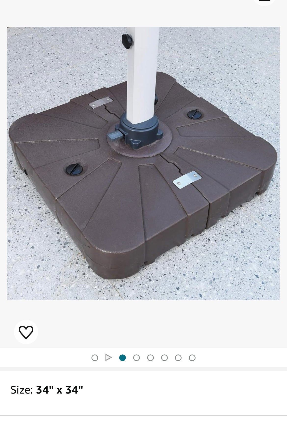 (Clearance) Lkinbo Heavy Duty Cantilever Umbrella Base