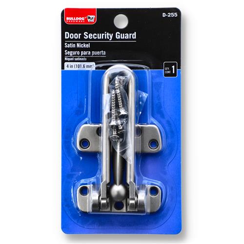 4'' DOOR SECURITY GUARD SATIN NICKEL