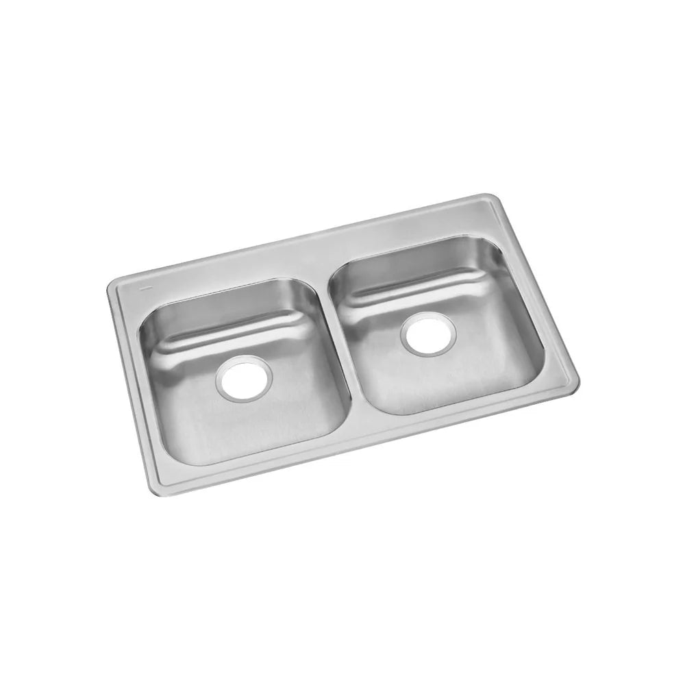 ( CLEARANCE ) Elkay Dayton 33in Drop-In Double Bowl Kitchen Sink