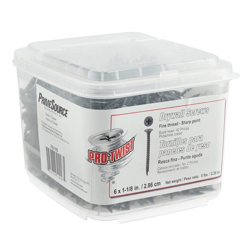 PRO-TWIST 5LB 1-1/8' #6 DECK SCREWS PHILLIPS HEAD