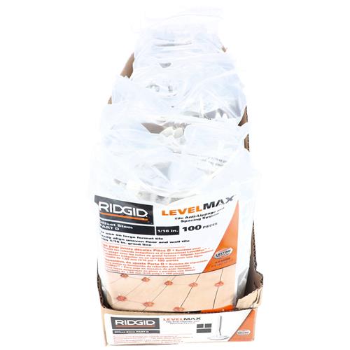 RIDGID 100pc LEVELMAX ANTI-LIPPAGE OFFSET STEM PART#D