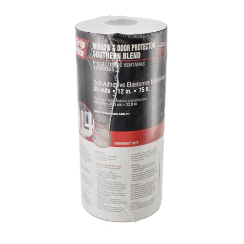 GRIP-RITE WINDOW & DOOR PROTECTOR 75'x12'' 25 MIL SELF-ADHESIVE