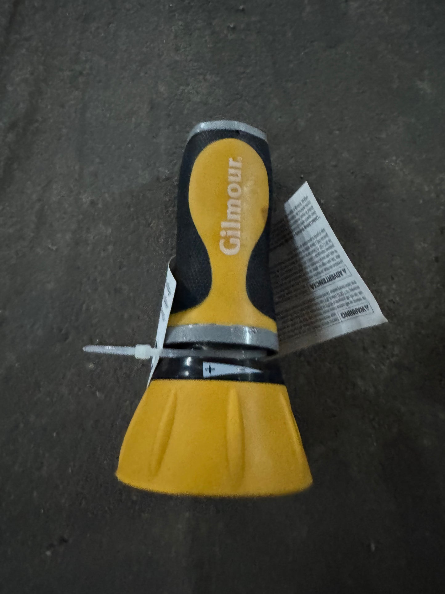 Gilmour Pro Adjustable Twist Nozzle - Yellow/Black
