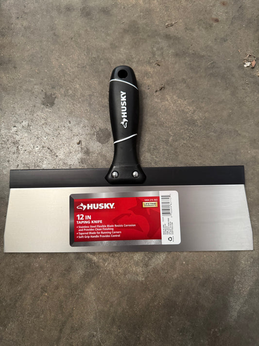 HUSKY Taping Knife 12 IN SS SFGRP